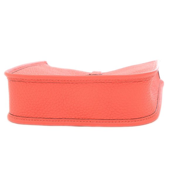 Hermes Evelyn TPM Amazon Taurillon Clemence Shoulder Bag Rose Texas Silver Ha... - Picture 5 of 7